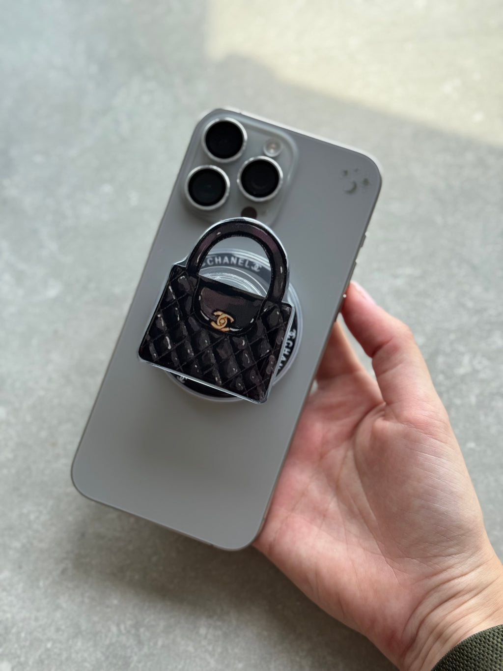Nano Black Bag Pop Socket
