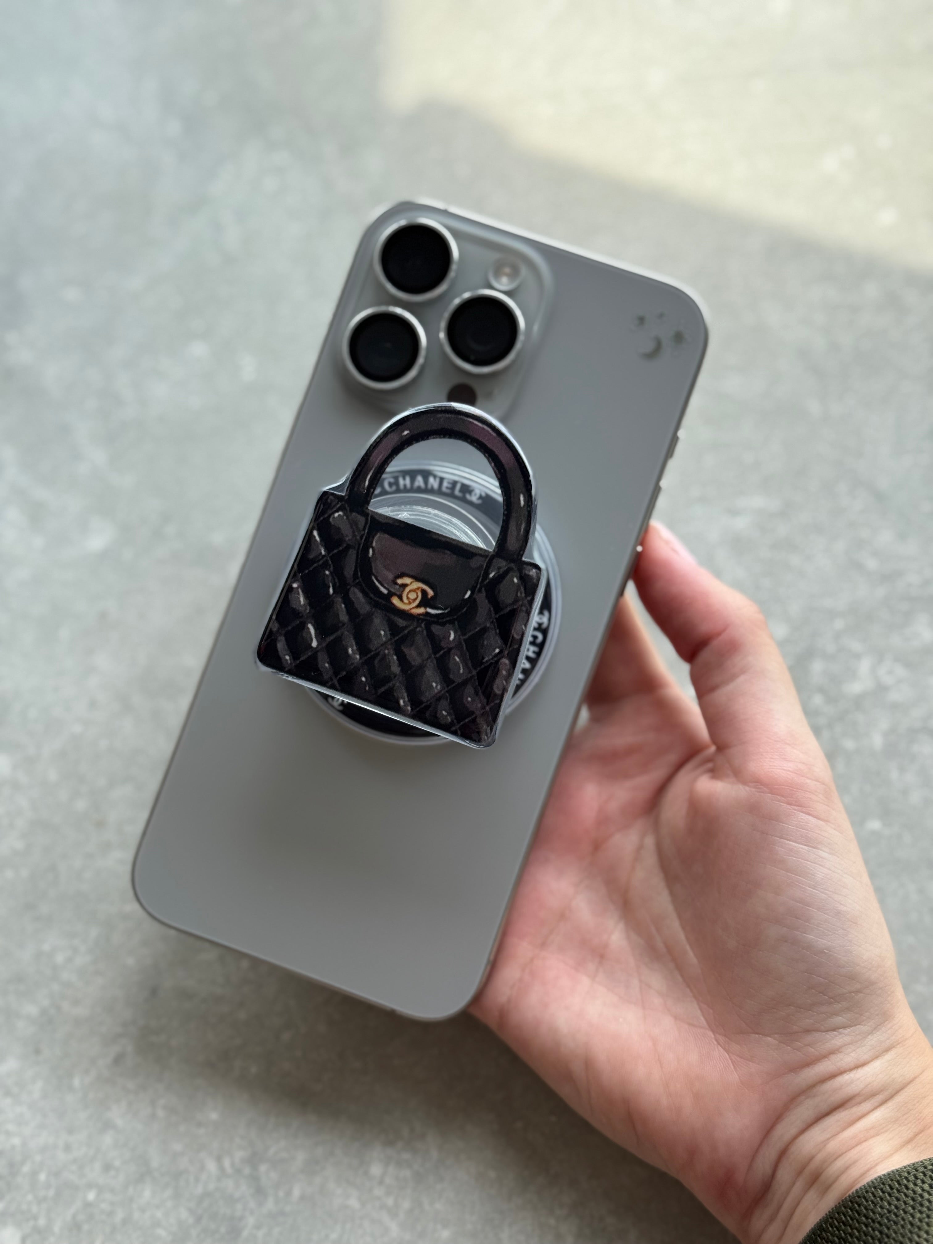 Nano Black Bag Pop Socket