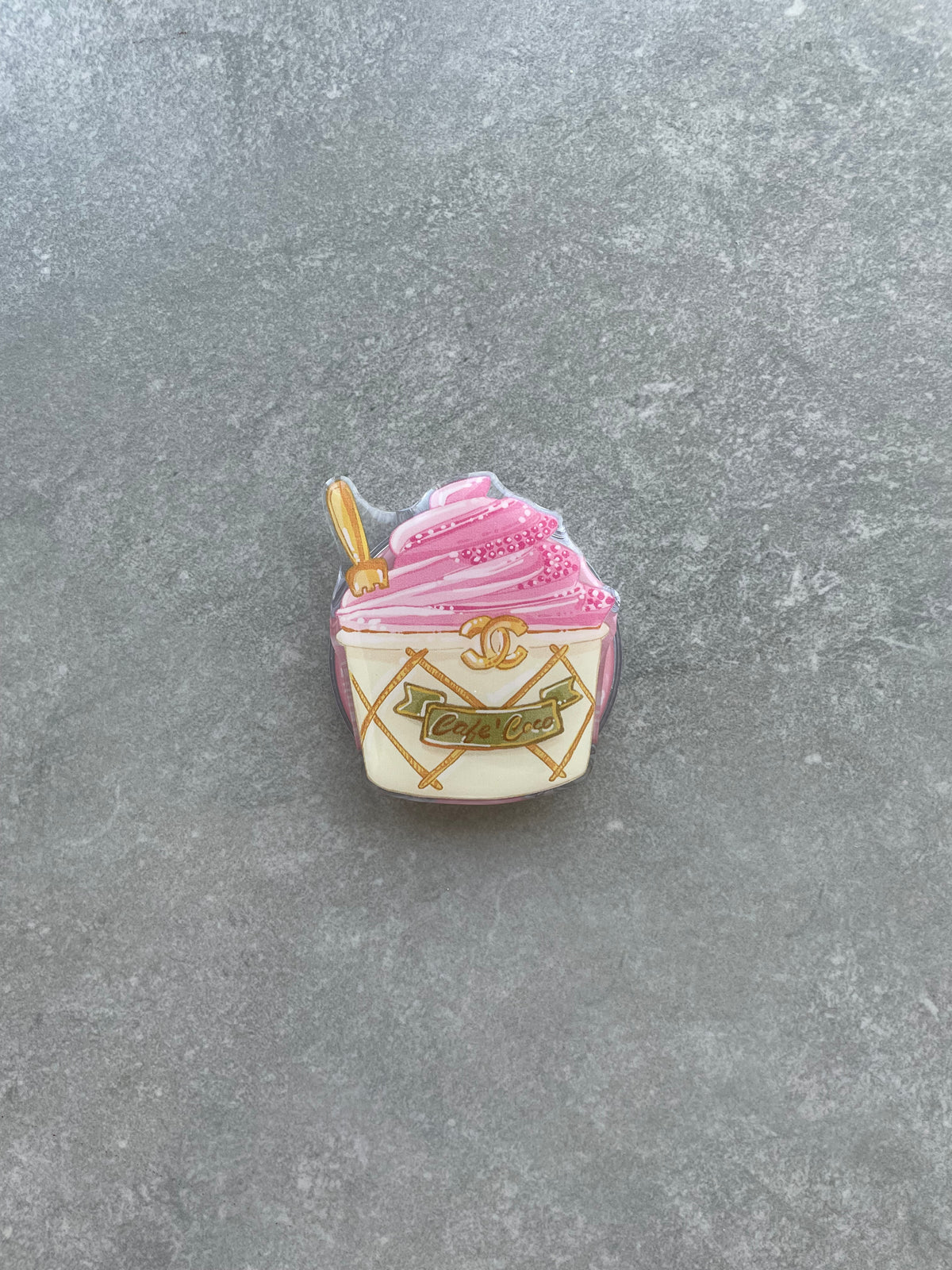 CC Cafe Ice Cream Pop Socket