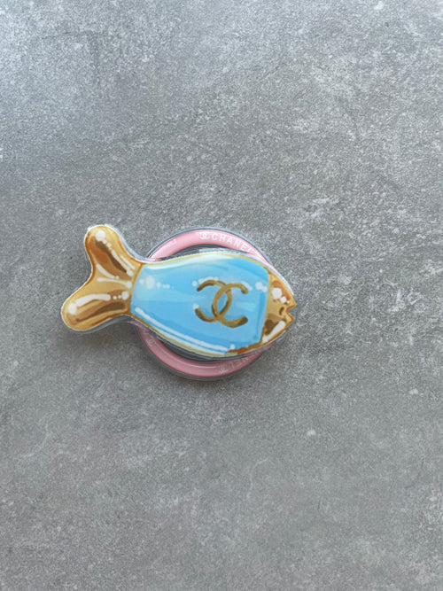 Blue Fish Pop Socket